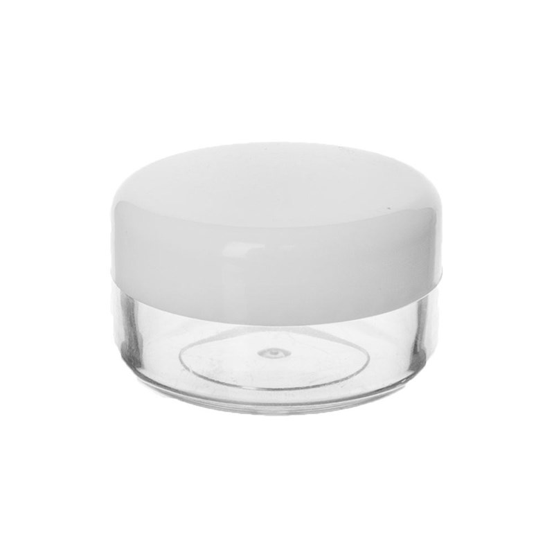 Behälter mit Schraubverschluss Reisebehälter Kosmetikbehälter für Creme Salbe 10 ml zum Mitnehmen auf Reisen ins Flugzeug aus Kunststoff